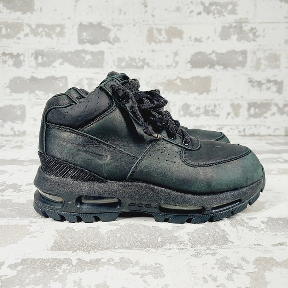 Nike Air Max Goadome 2013 Black Leather Lace Up Waterproof Boots B1 - Picture 5 of 11